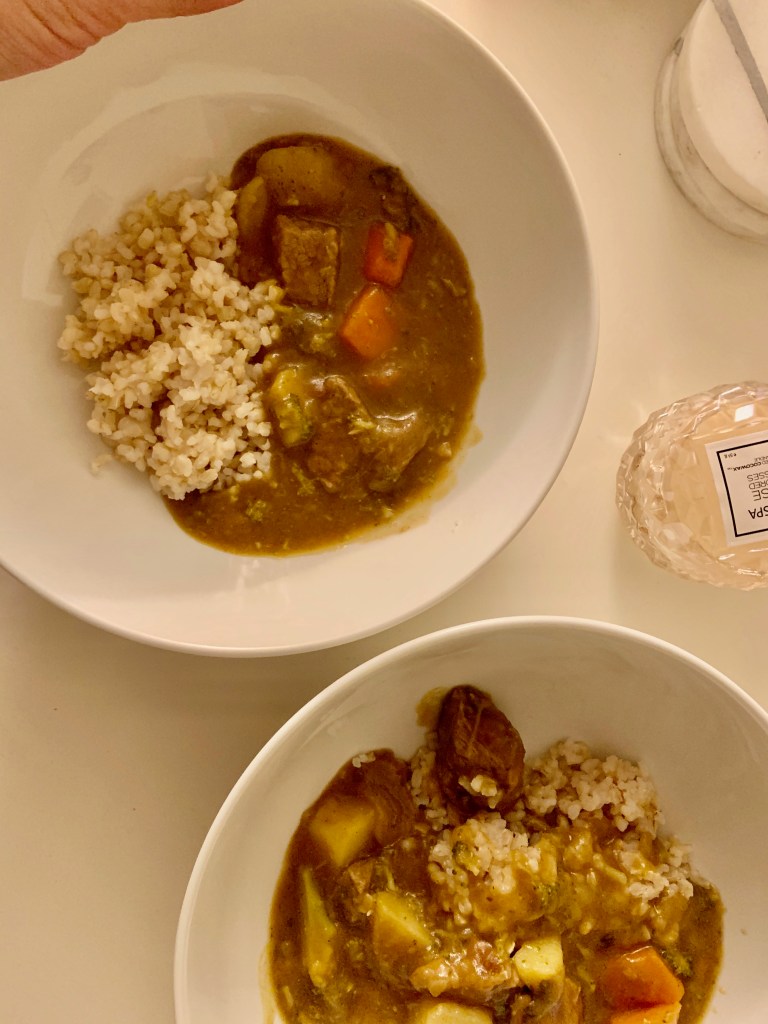 japanese curry and rice