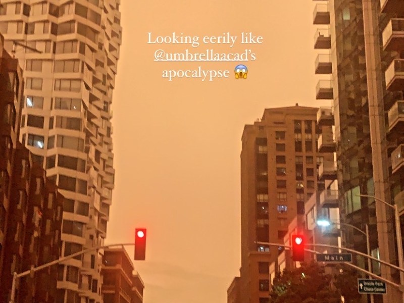 The sky is orange in San Francisco. Is orange the new&nbsp;blue?